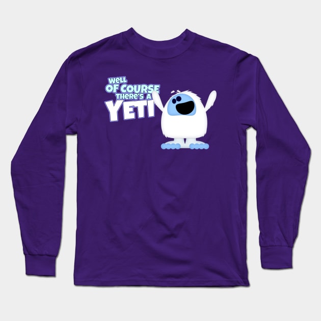 Well, OF COURSE there's a YETI Long Sleeve T-Shirt by DavidWhaleDesigns